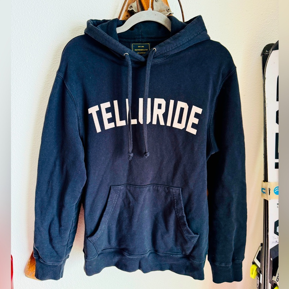 Telluride Retro Style Pullover Hoodie - Medium